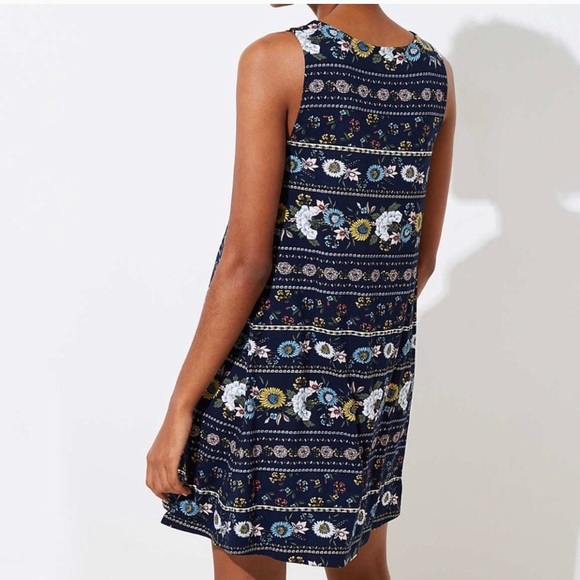 *NWT* LOFT Floral Swing Dress, MP - Picture 3 of 8